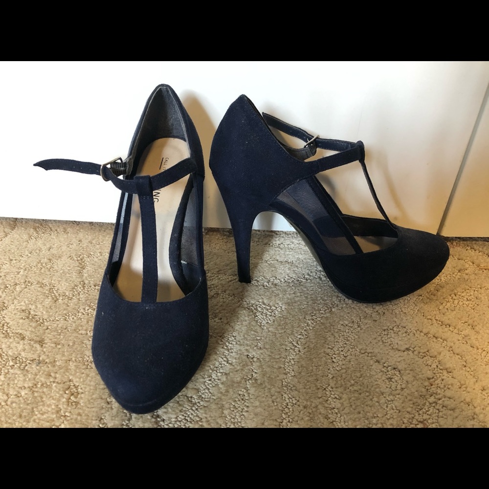 Navy Blue Heels
